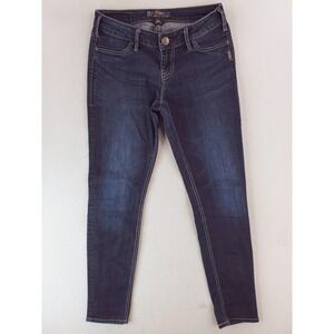Silver Jeans‎ Suki Jegging Womens 28 Blue Stretch Skinny Dark Wash Denim Pants